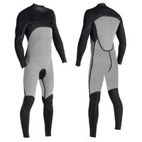 Combinaison de plongée intégrale unisexe, fermeture éclair sur la poitrine, manches longues imprimées, néoprène professionnel, épaisseur 3,0 mm, pour le surf, la plongée et la natation