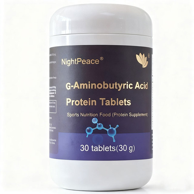 Pure Gamma Aminobutyric Acid GABA Protein Tablets for Sleep Support and Stress Relief Sports Nutrition Food  Protein Supplemen