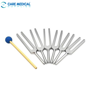 Juego de Diapasones Médicos Profesionales de Acero Inoxidable de 128Hz, Certificación CE Clase II, Uso Hospitalario y ORL, Venta al Por Mayor - Product Image 2