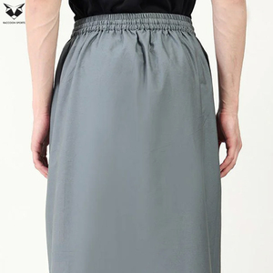 Pantalones Islámicos Modestos para Hombre, Estilo Izar Lungi con Bolsillo con Cremallera, Cintura Elástica, Mezcla de Algodón, Transpirables, de Secado Rápido, Suaves y Cómodos - Product Image 4