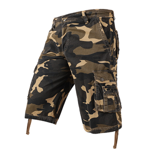 Men Summer Cargo <b>Shorts</b> Custom <b>Compression</b> Tactical Jogger Loose Summer Washing Multi-pocket Cargo <b>Shorts</b> OEM Service Custom - Product Image 1