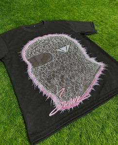 T-shirt graphique noir premium pour hommes, coupe oversize, style streetwear décontracté, vente en gros 2026 - Product Image 6