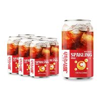 Agua con Gas Sin Azúcar Sabor Uva Roja, Carbonatada, 330ML, Bebida en Lata y Botella, Fabricante OEM, Marca Privada, Refresco de Frutas