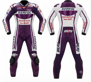 Traje de Carreras Zonda para Hombre, de Cuero Vacuno/Canguro, Mono de Una Pieza con Armadura de Nivel 2 CE, Hecho a Medida, Protección OEM - Product Image 1