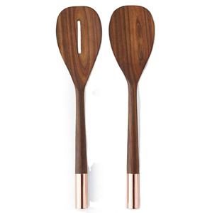 Cucharas de Servir de Madera de Acacia Bold Blossom, Diseño Clásico, Utensilios de Cocina Hechos a Mano, Resistentes al Calor, Aptos para Lavavajillas, Ecológicos - Product Image 1