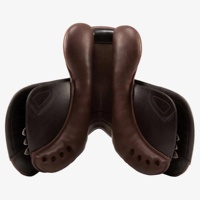 Selle de saut américaine en cuir la plus vendue, style Western et anglais, avec quincaillerie en acier inoxydable, arceau en plastique, durable, Horsekraft
