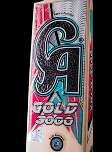 Bate de Cricket CA GOLD 3000 Edition English Willow Sports, Bate de Cricket para Pelota Dura, Bates Deportivos CA - Product Image 5