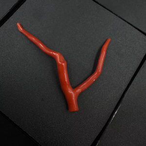 Cuentas de Coral Rojo de Rajastán 100% Naturales, Gema en Bruto para Joyería, Forma de Árbol, 14ct - Product Image 1