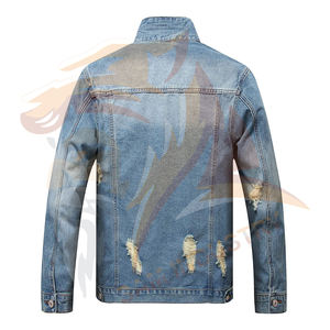 Chaquetas Vaqueras de Moda para Hombre al por Mayor, Chaquetas de Mezclilla para Uso en Exteriores, Chaquetas Vaqueras para Hombre en Venta en Línea - Product Image 2