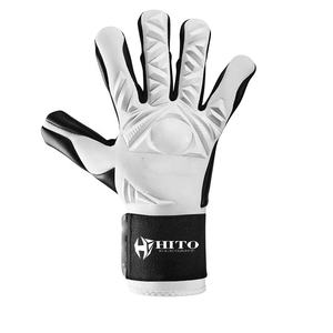 Guantes de Portero de Fútbol Profesionales de Nuevo Diseño, Impresión de Silicona en la Parte Posterior de la Mano y Contacto en la Palma Delantera, Corte Letax e Híbrido - Product Image 6