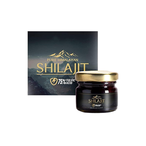 Resina de Shilajit 100% Pura de Grado Alimenticio, Extracto Herbal Rico en Ácido Fúlvico Natural en Botella de Vidrio, Envase de Plástico, OEM Disponible - Product Image 5