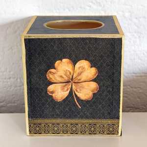 Wooden <b>Tissue</b> Box Cover with Decorative Design Desktop <b>Paper</b> <b>Tissue</b> Holder Storage Case for Home Bedroom Living Room Hotel - Product Image 5