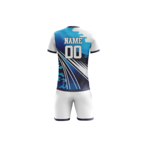 Ventes en gros de maillots de football pour hommes en polyester 100% personnalisés et bon marché, ensembles de maillots de football respirants, sublimation, service OEM pour adultes - Product Image 2