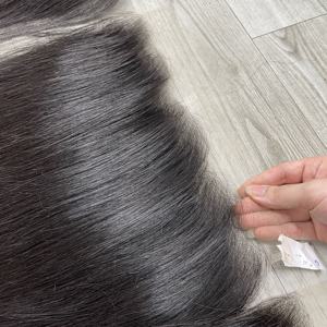 Para Swiss 13x4 13x6 HD Frontal 5x5 6x6 HD Cierre de encaje Cutícula completa Alinear cabello humano vietnamita crudo 6x6 HD Frontal de encaje - Product Image 4