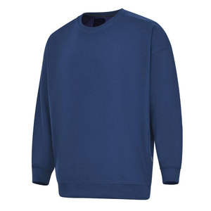 Sudadera de Cuello Redondo para Hombre, Color Sólido, Corte Regular, Tejida, Manga Larga, Informal, para Otoño - Product Image 1