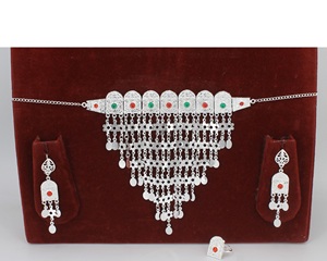 Martasha Designer Islamic Ramadan Special Goldplated UAE <b>Jewellery</b> Special Dubai <b>Jewellery</b> Necklace Earring <b>Set</b> Arabic Jewelry - Product Image 4