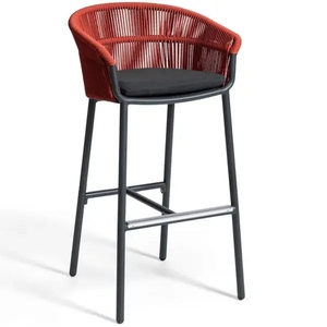 Muebles de aluminio y ratán combinados para proyecto de cafetería y hotel fabricados en Indonesia - Product Image 1