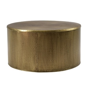 โต๊ะกาแฟสำหรับเก็บของ,โต๊ะกาแฟโมเดิร์นถอดประกอบได้ทำจากทองเหลืองโบราณ - Product Image 6