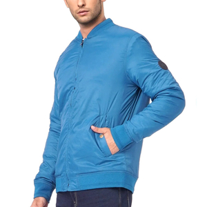 2026 Wholesale High Street <b>Stand</b> Collar Bomber Jacket Windproof Coat with Zipper Pockets Light <b>Weight</b> Bomber Jackets - Product Image 5