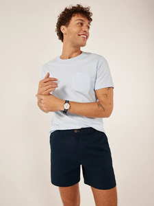 Shorts d'été légers en coton pour hommes, 100 % coton, décontractés, avec logo personnalisé, bas de tenue pour hommes - Product Image 4