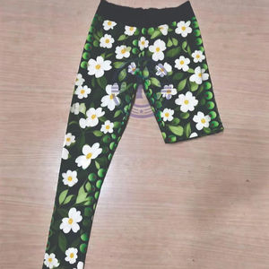 Pantalones de yoga estampados de spandex de alta elasticidad, leggings para mujer a prueba de sentadillas - Product Image 1