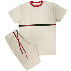 2026 Trendy Baggy Athletic Clothing <b>for</b> Men New Design Two-Piece Short Set with Oversized Fit and <b>Animal</b> <b>Pattern</b> ODM Supply - Product Image 5