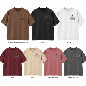 T-shirt Homme Oversize Vintage Marron Délavé avec Impression Graphique - Product Image 5