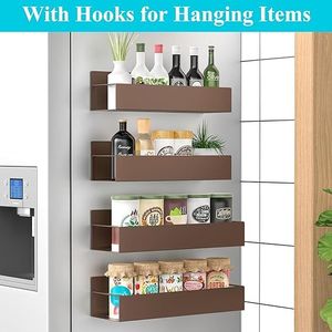 Set di 4 Organizzatori Magnetici in Bronzo per Spezie, per Frigorifero e Forno - Product Image 4