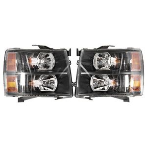 Fari alogeni e allo xeno di ricambio per Chevy Silverado 1500 e 2500HD 2007-2014, lato sinistro e destro - Product Image 2