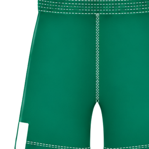 Pantalones Cortos de Rugby Verde Esmeralda y Blancos, Cintura Elástica con Cordón, Ropa Deportiva Ligera para Entrenamiento, Partidos y Equipos - Product Image 4
