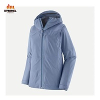 Veste imperméable pour femme, coque rigide, logo personnalisé, fermeture éclair, respirante, polyester, pour extérieur