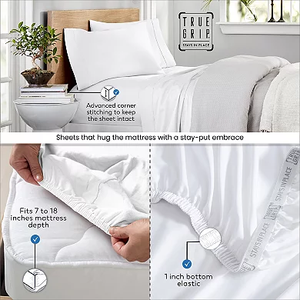 Parures de draps plats et ajustés de qualité hôtelière supérieure 2026 – Qualité premium, meilleures ventes - Product Image 3
