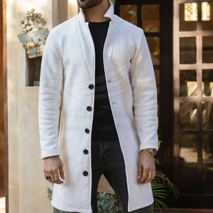 Abrigo de lana para hombre de diseño personalizado y calidad premium, abrigo largo de moda para invierno, hecho en Pakistán. - Product Image 5