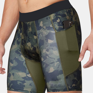 Shorts de compression pour hommes, dernière conception, haute qualité, respirants, séchage rapide, couleur unie, taille élastique personnalisable, vente chaude, prix raisonnable - Product Image 6