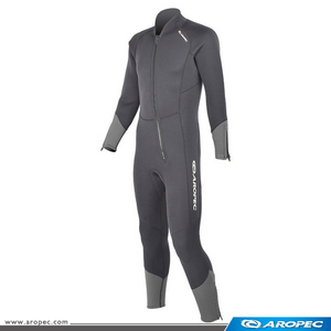 Traje de Neopreno de 3 mm para Hombre con Cremallera en el Pecho, Manga Larga, Fusión sin Costuras, Logotipo Frontal para Surf, Natación y Buceo - Aropec de Taiwán - Product Image 1