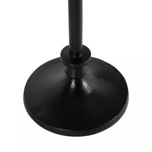 Ensemble de 3 bougeoirs en aluminium noir faits à la main, écologiques, pour la maison et l'usage religieux, design durable - Product Image 6