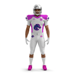 Conjunto de Uniforme de Fútbol Americano Personalizado al por Mayor |   Camiseta y Pantalones Deportivos Sublimados para Equipo |   Fabricante de Ropa Deportiva de Fútbol Personalizada OEM - Product Image 1