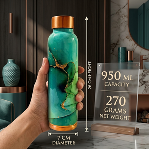 100% Pure Copper 1L Water Bottle | Leak Proof Eco-Friendly Antioxidant Bottle for Office, <b>Gym</b> & Travel | Made in India - Product Image 6