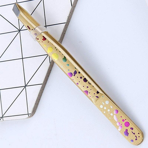 Pinzas para Cejas de Acero Inoxidable de Moda a Precios de Fábrica, con Punta Inclinada y Puntiaguda, Diseño Duradero para un Acabado Preciso - Product Image 6