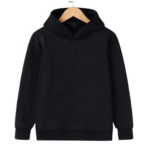 Sweat à capuche personnalisé noir vierge polaire pulls à capuche sweat-shirt surdimensionné pour hommes - Product Image 1