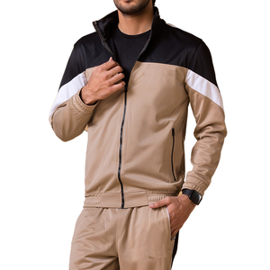 Ensemble de survêtement athlétique pour hommes, veste et pantalon de sport haut de gamme, léger, pour la course à pied, le jogging, la salle de sport, l'entraînement, la remise en forme, fournisseur en gros - Product Image 5