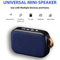 Lecteur audio sans fil G2 avec sangle de transport en tissu maillé, prise en charge des cartes TF et lecture USB, subwoofer à basses profondes, appareil en gros