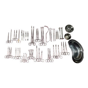 Juego de Instrumentos Básicos para Laparotomía en Cirugía General, 50 Piezas, Acero Inoxidable, Manual, Reutilizable, Esterilizado a Alta Temperatura - Product Image 6