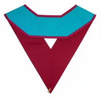 Collier Maître de l'Harmonie Lauderdale, sautoir Maître de l'Harmonie, insignes maçonniques, machine d'officier du Rite Français