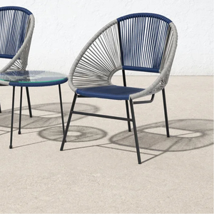Outdoor Garden Set <b>Round</b> <b>Chair</b> Rattan Wicker with Minimalist Design For Home and Garden Furniture Decoration - Product Image 6