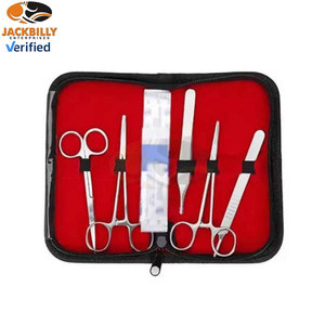 Kit complet d'entraînement à la suture pour étudiants, avec couleurs personnalisables, kit d'outils, coussin en silicone pour la formation à la suture, haute qualité, manuel, CE - Product Image 2