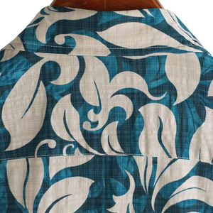 Chemises décontractées pour hommes à manches courtes à imprimé hawaïen, boutonnées, respirantes, séchage rapide, pour la plage et l'été - Product Image 3