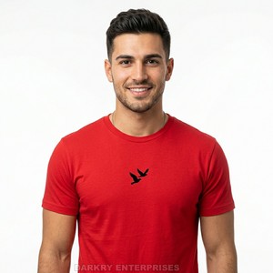 Custom T Shirt Manufacturer Mens Grey Neon Heart Graphic Tee High Quality Anatomical Print Cotton <b>Tshirt</b> Wholesale Men Clothing - Product Image 5