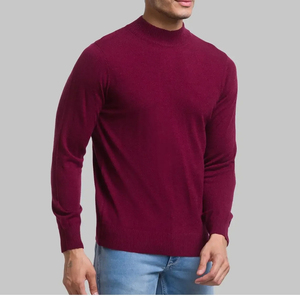 T-shirt décontracté à col montant surdimensionné pour homme avec logo personnalisé, 100% coton - Product Image 2