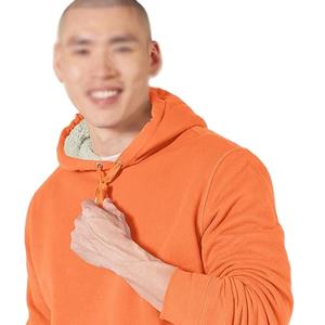 Sudaderas con Capucha de Forro Polar Verde Salvia para Hombre, Gruesas, Bordadas, Lisas, Personalizables con Logotipo, OEM, ODM, Marca Privada, al por Mayor - Product Image 2